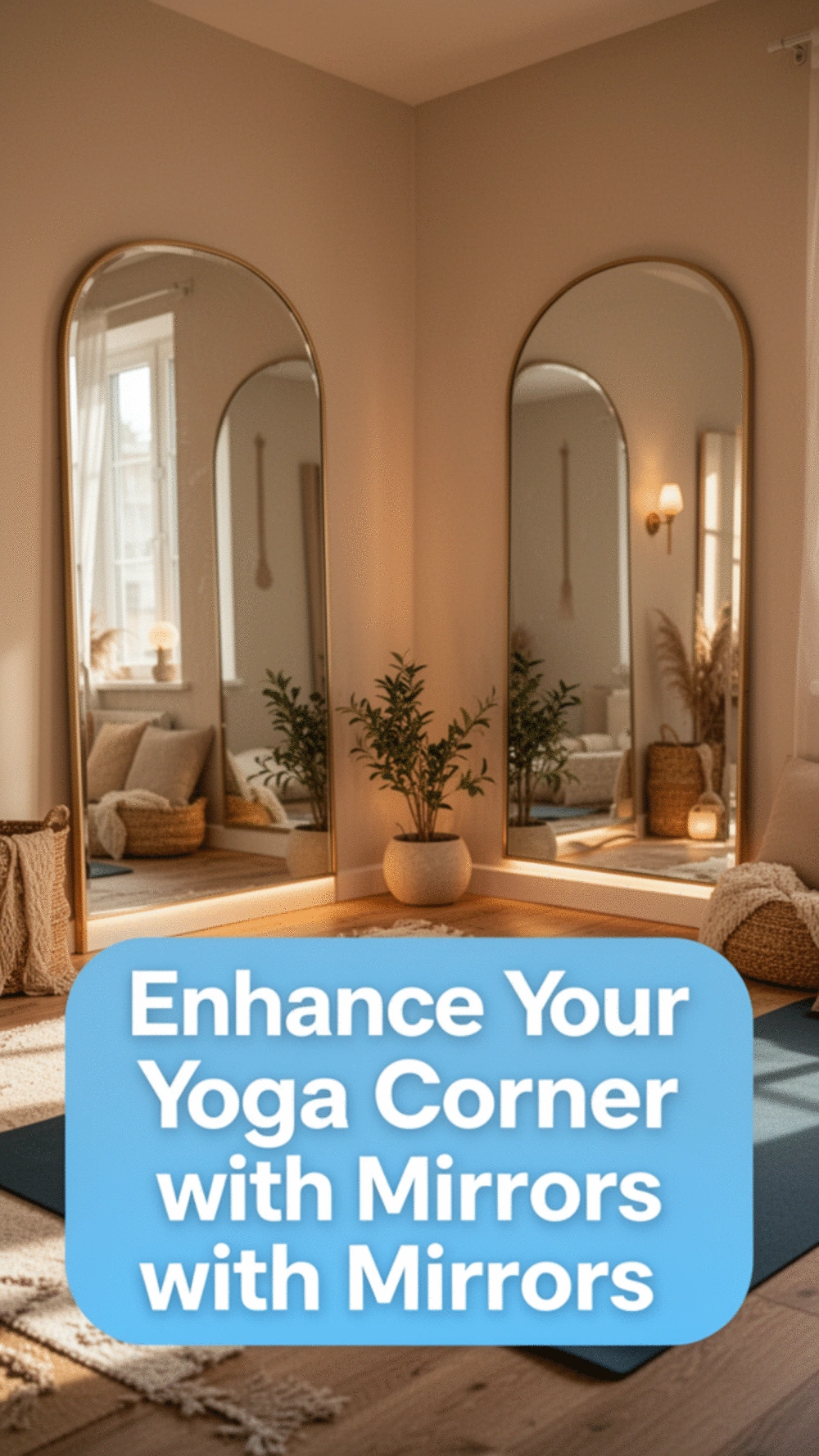 Mirrors That Create a Spacious Feel for Your Yoga Corner
