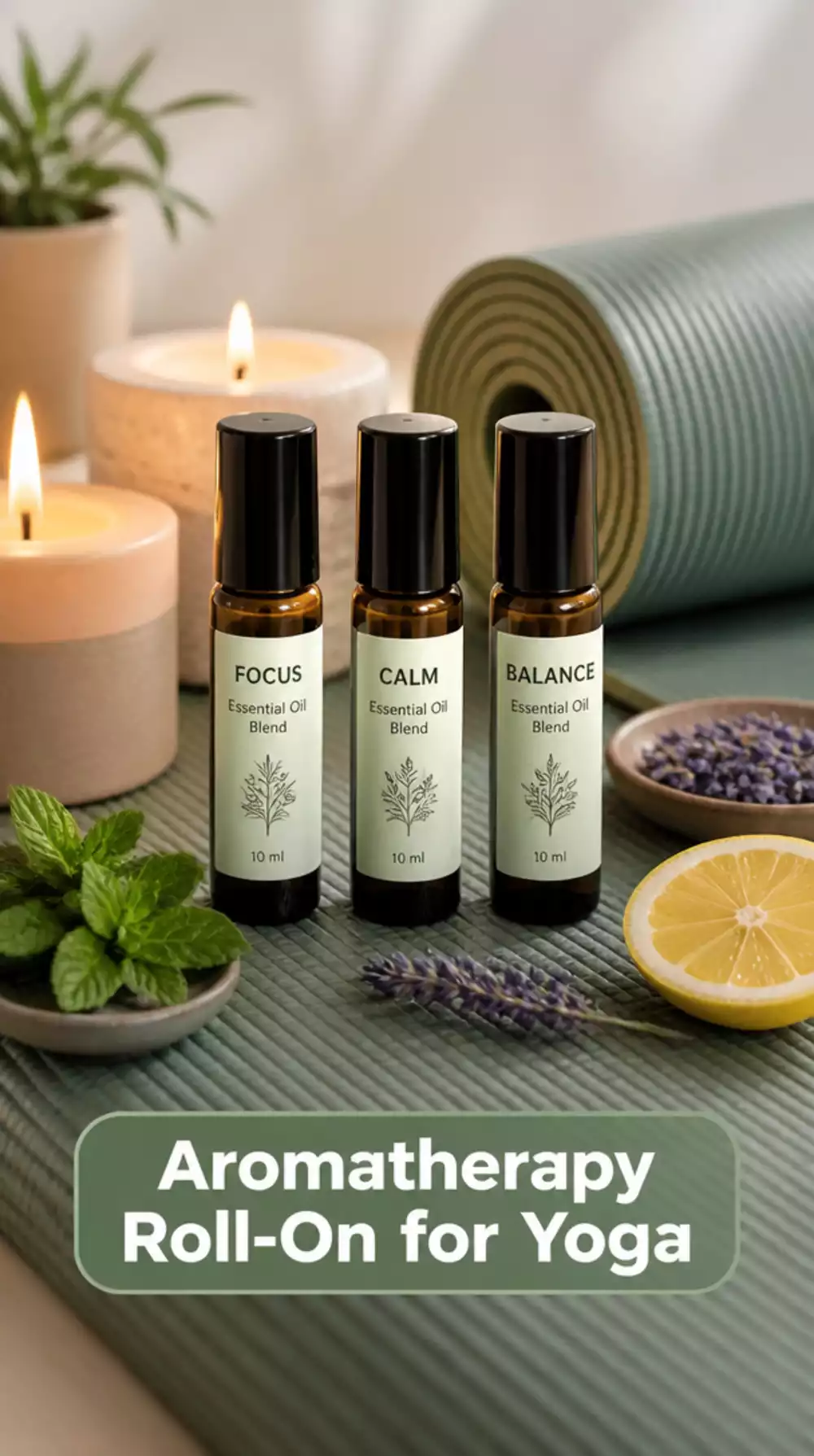 Yoga Retreat Aromatherapy Roll-On That Grounds the Nervous System Before Practice