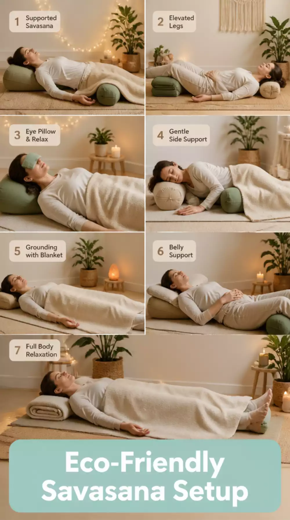 Postnatal Yoga Bolster Savasana Setup That Gives New Mothers Real Rest Time
