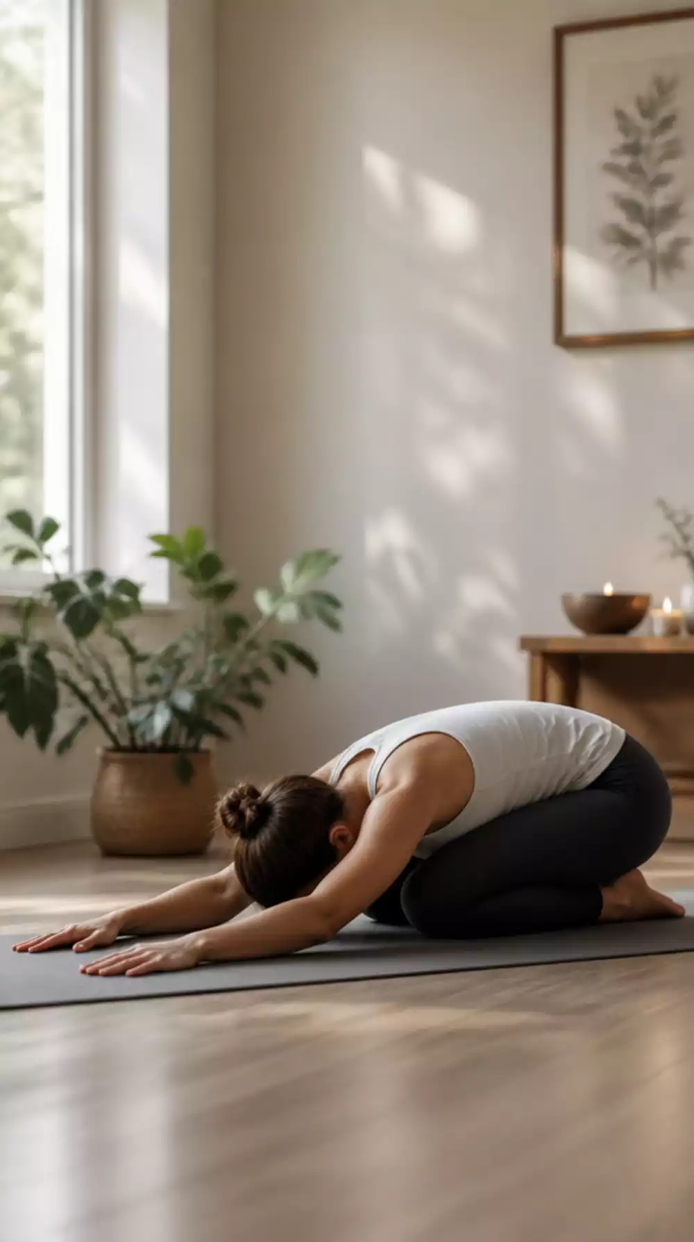 Yoga Child's Pose Breathing Technique That Clears Mental Clutter Before Creative Work