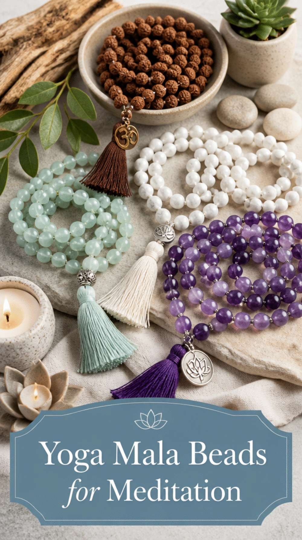 Yoga Mala Beads That Ground a Wandering Mind During Long Mantra Sessions