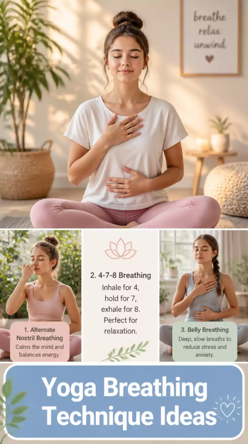 Yoga Breathing Technique for Teen Girls That Manages Anxiety Before Big Moments