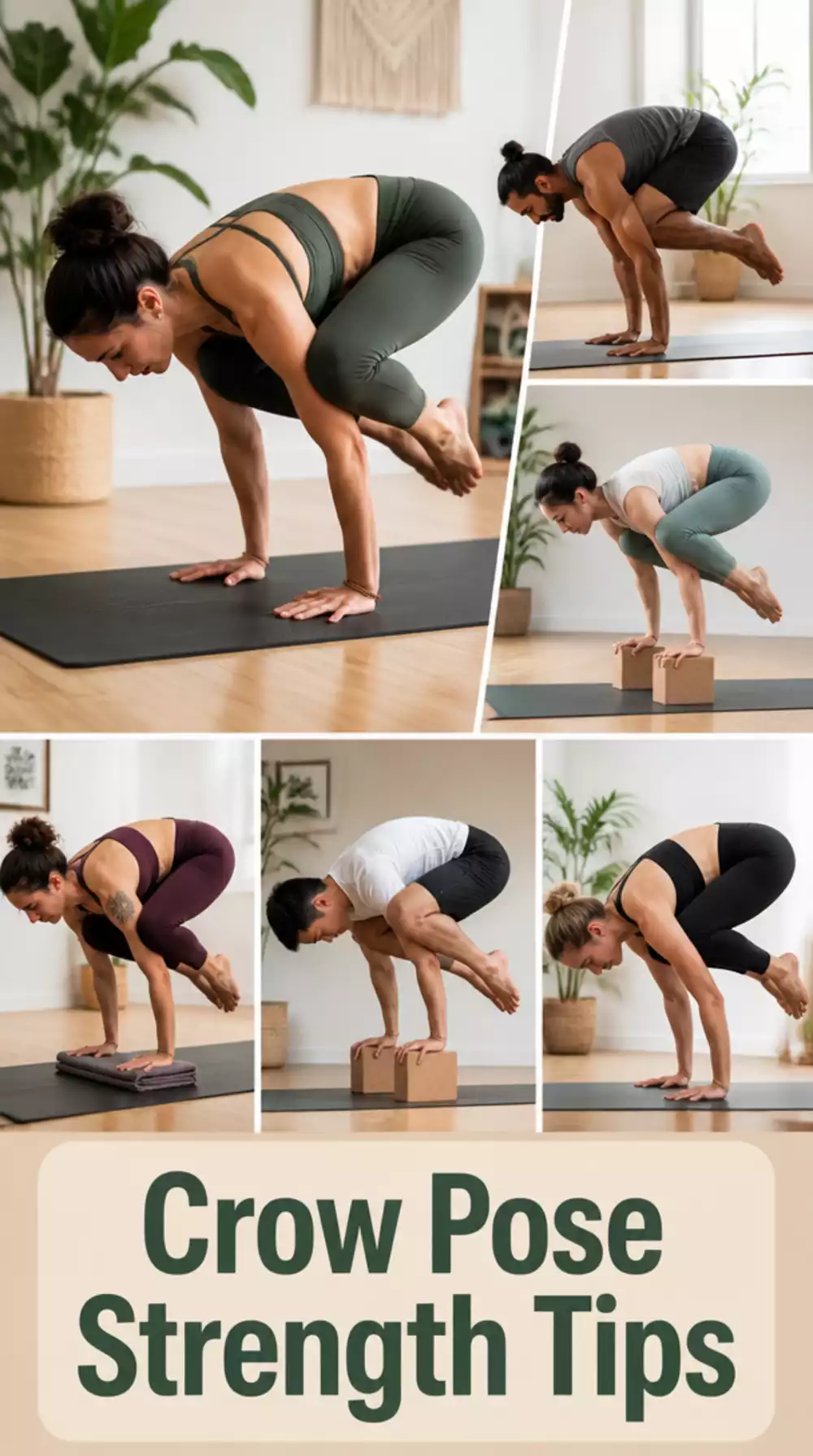 Power Yoga Crow Pose That Builds Wrist, Core, and Balance Strength at Once