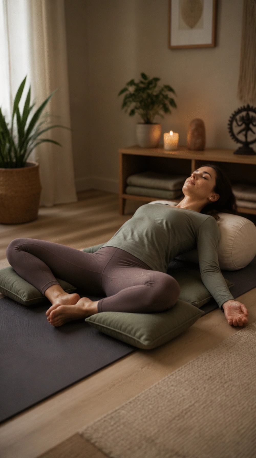 Reclined Butterfly Pose Yoga Move That Passively Opens the Inner Thighs