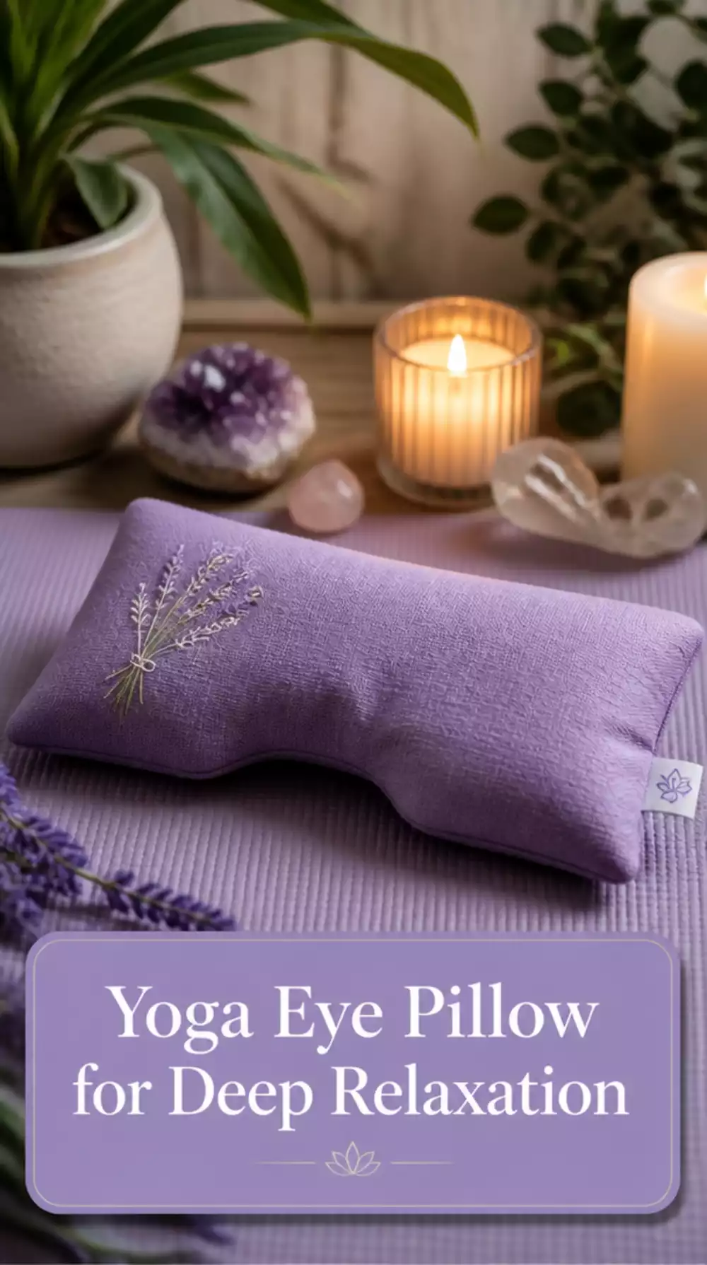 Yoga Eye Pillow That Deepens Savasana and Blocks Out Overstimulating Light