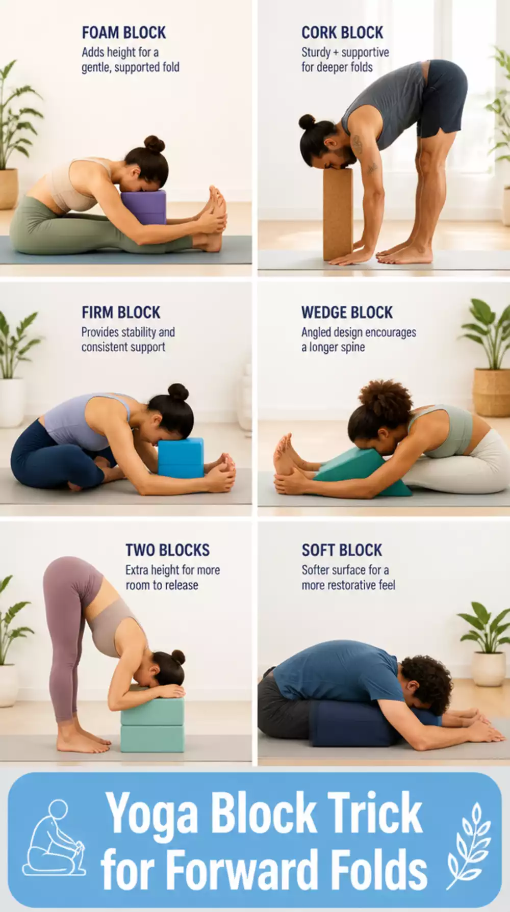 The Yoga Block Trick That Takes Pressure Off the Lower Back in Forward Folds