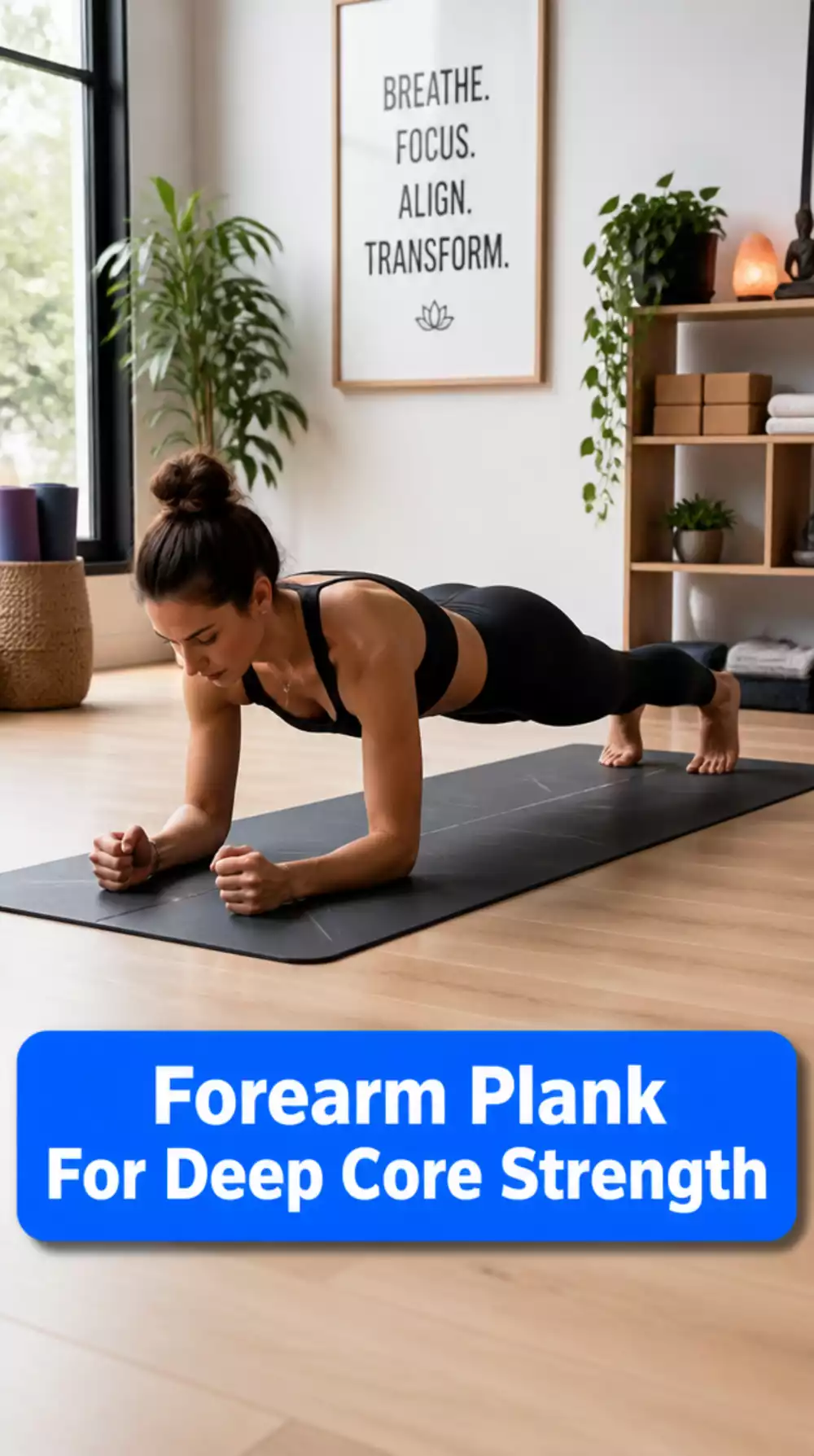 Forearm Plank Yoga Hold That Burns Deep Core Fat Over Time