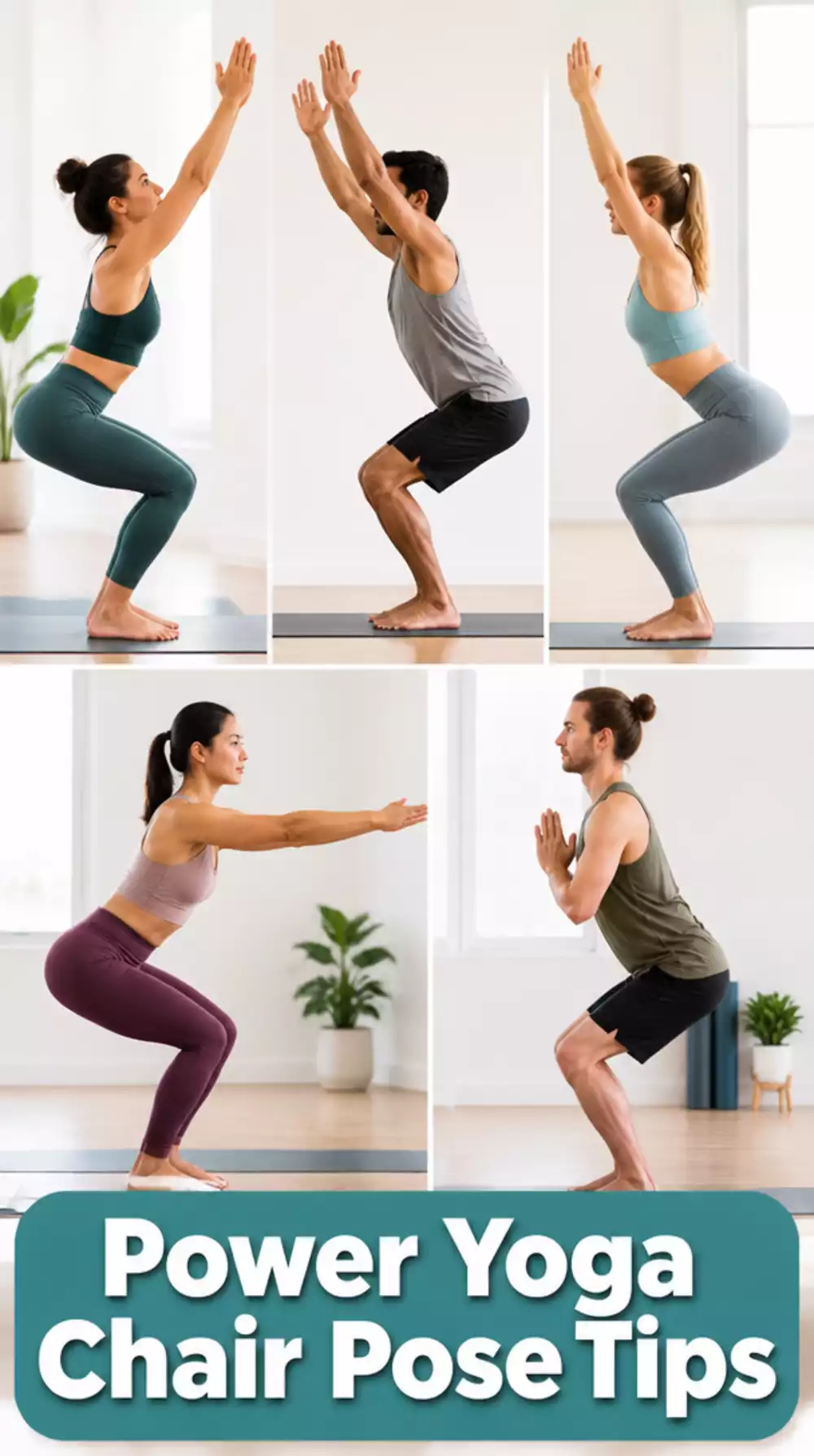 Power Yoga Chair Pose Sequence That Sets the Legs on Fire in Minutes