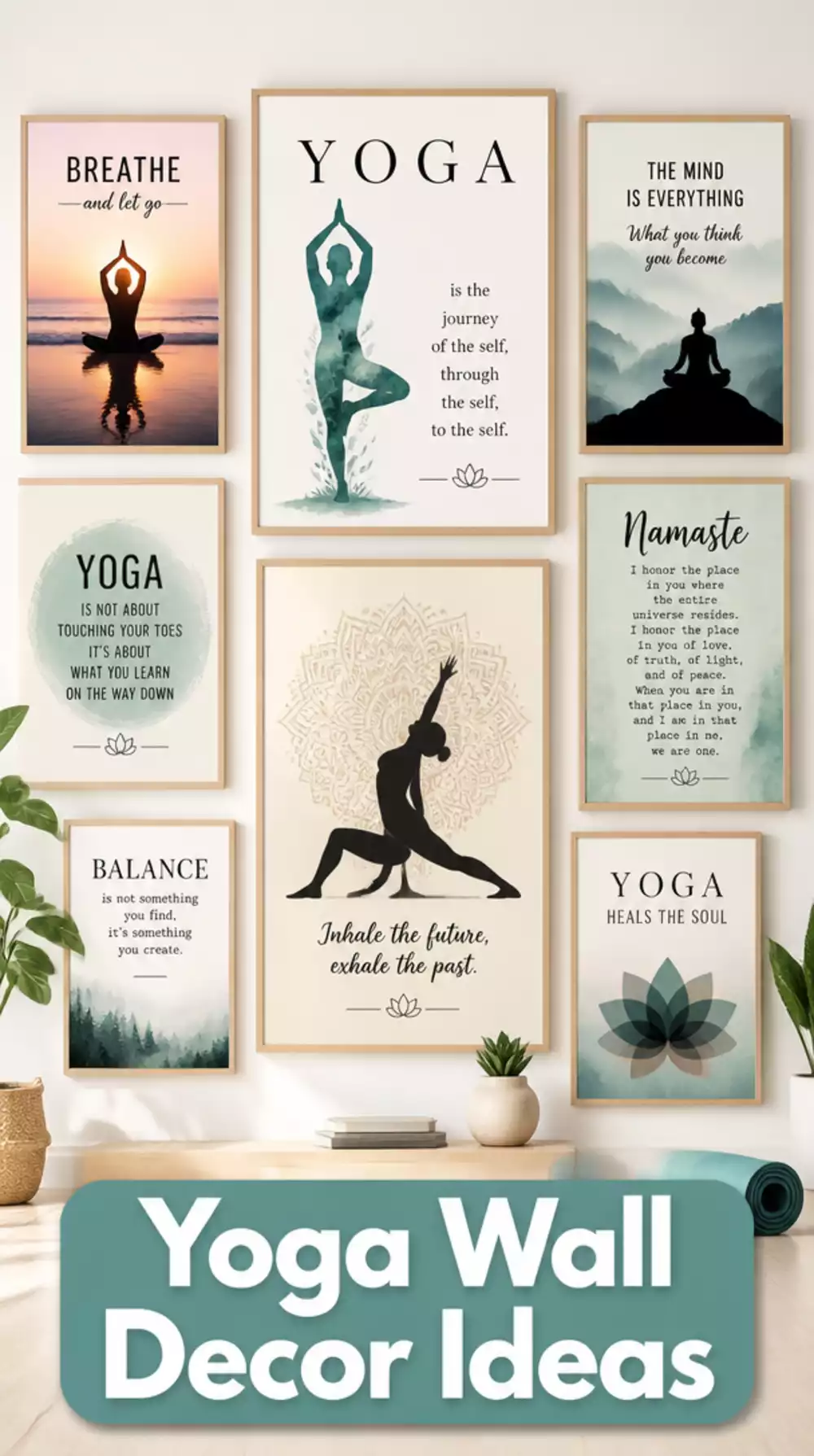 The One Yoga Poster That Turns Any Blank Wall into a Real Practice Space