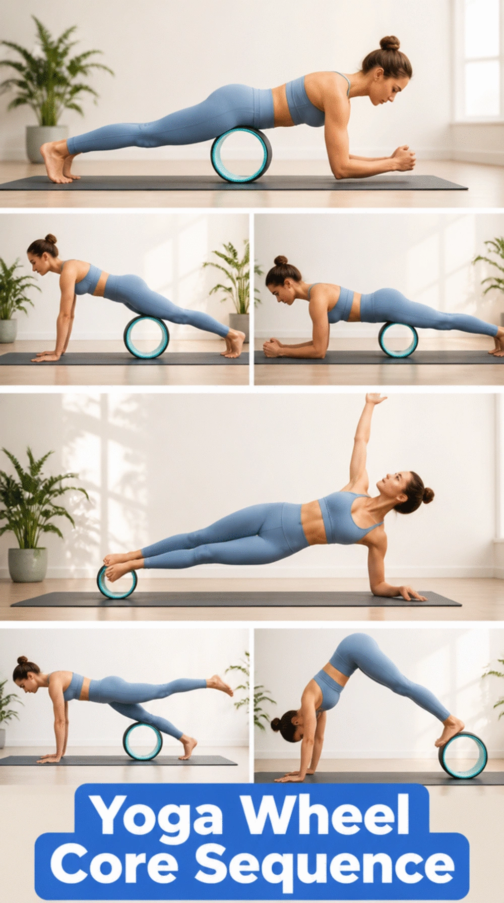 The Yoga Wheel Core Sequence That Takes Plank Work to the Next Level
