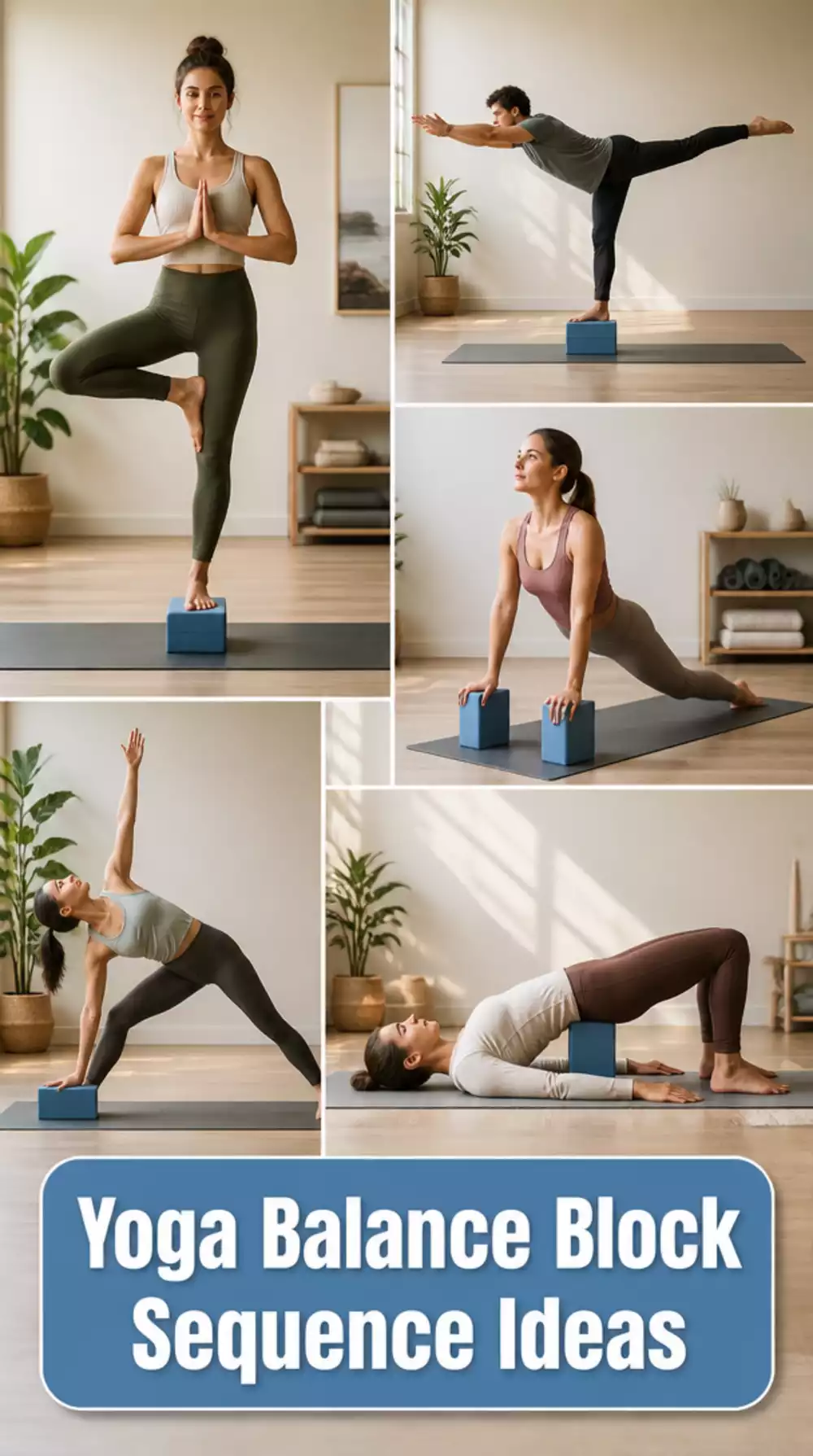 Yoga Balance Block Sequence That Gives Beginners a Safe Way to Build Stability
