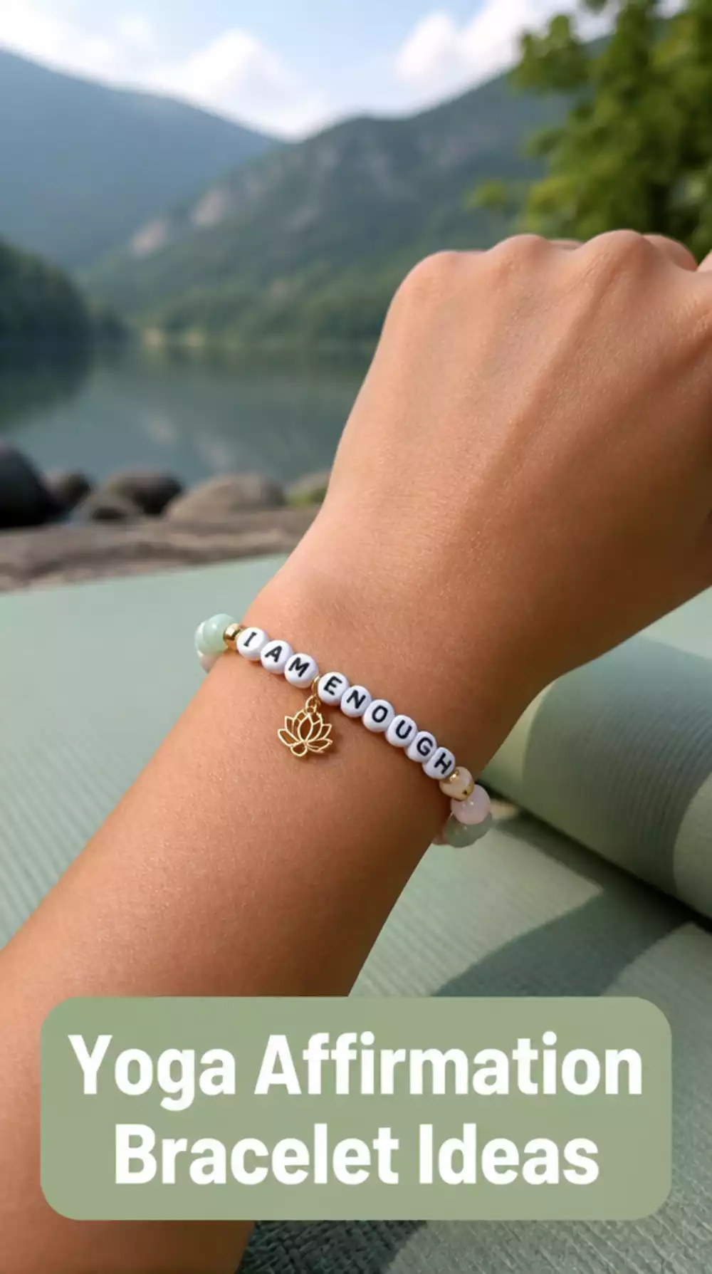 Yoga Affirmation Bracelet That Carries the Day's Mantra Off the Mat and Out