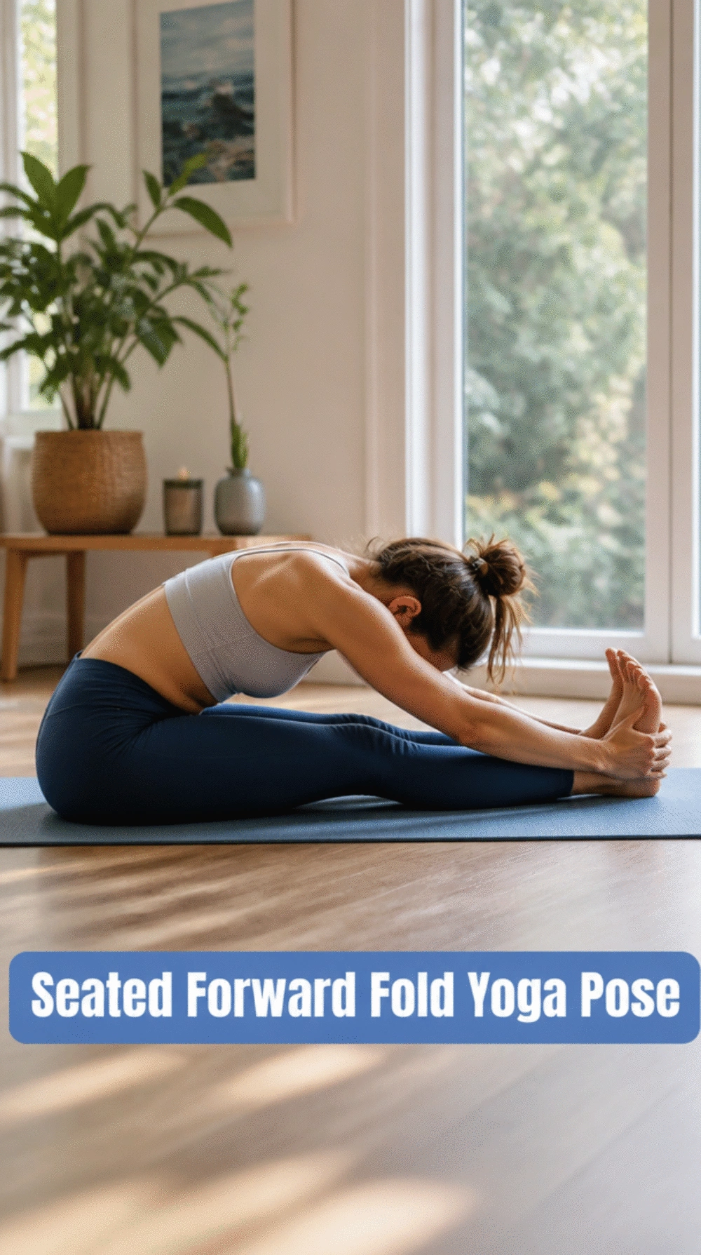 Seated Forward Fold Yoga Pose for Runners That Lengthens Overtight Hamstrings