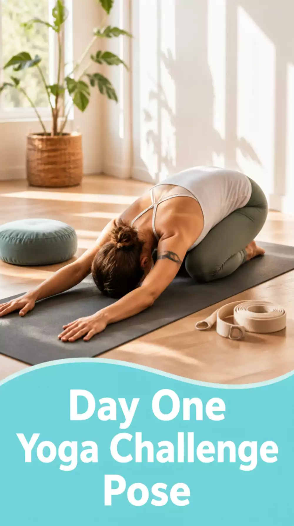 Day One Yoga Challenge Pose That Every Absolute Beginner Can Do Successfully