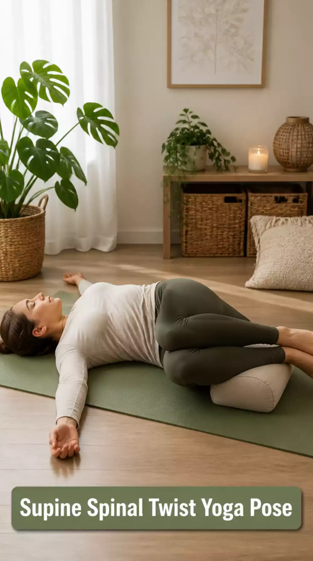 Supine Spinal Twist Yoga Pose That Unwraps the Spine After a Long Day