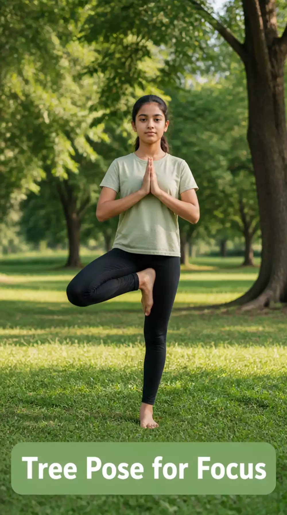 Tree Pose Teen Yoga Balance Move That Builds Focus Before an Exam or Test