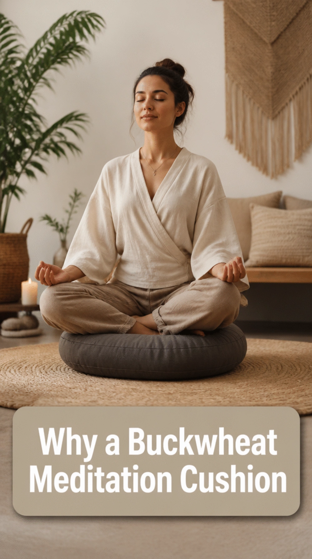 Why a Buckwheat Meditation Cushion Makes Long Seated Yoga Sessions Pain-Free
