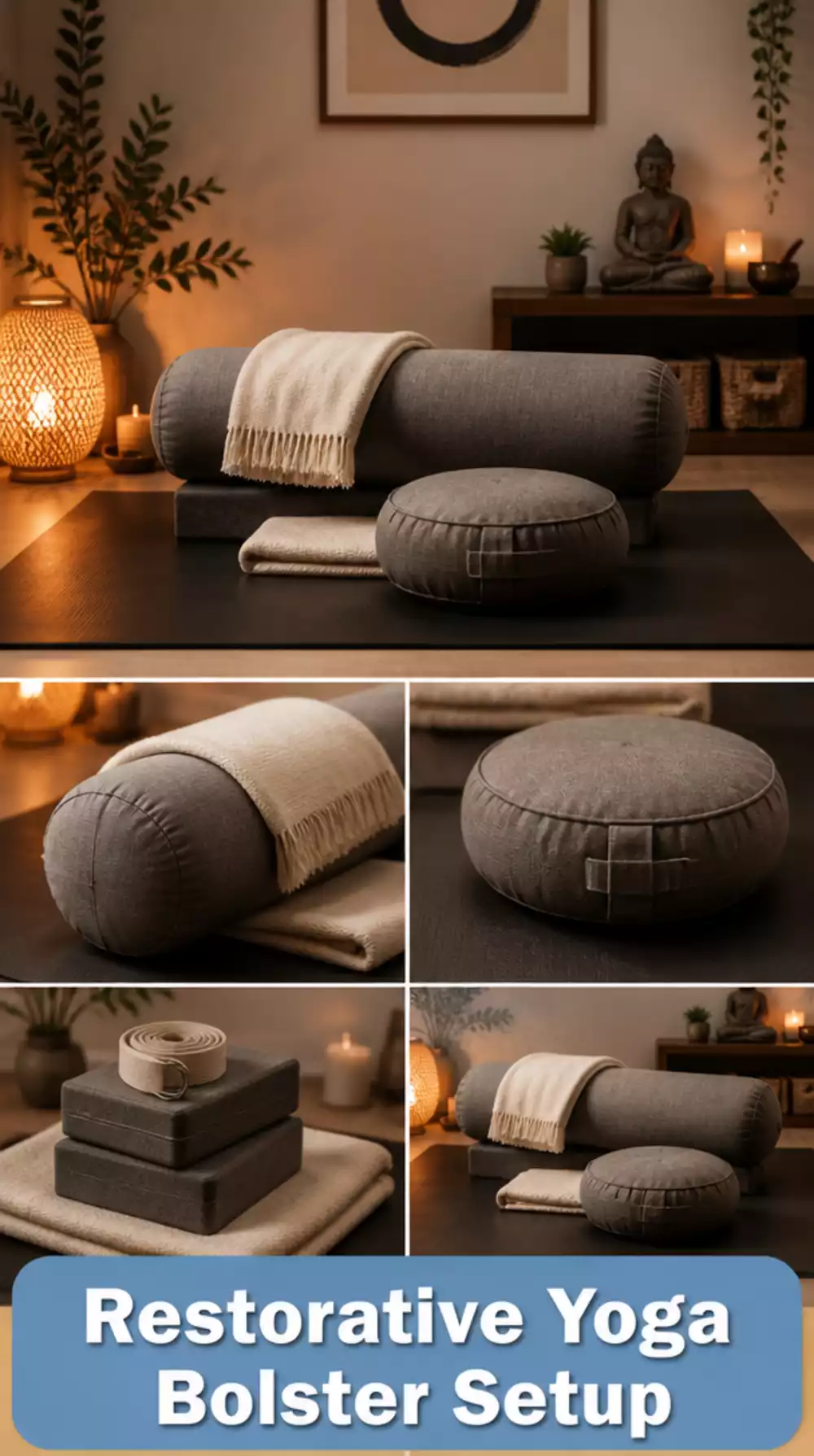 Restorative Yoga Bolster Setup That Makes Rest Feel Nourishing Rather Than Avoidant