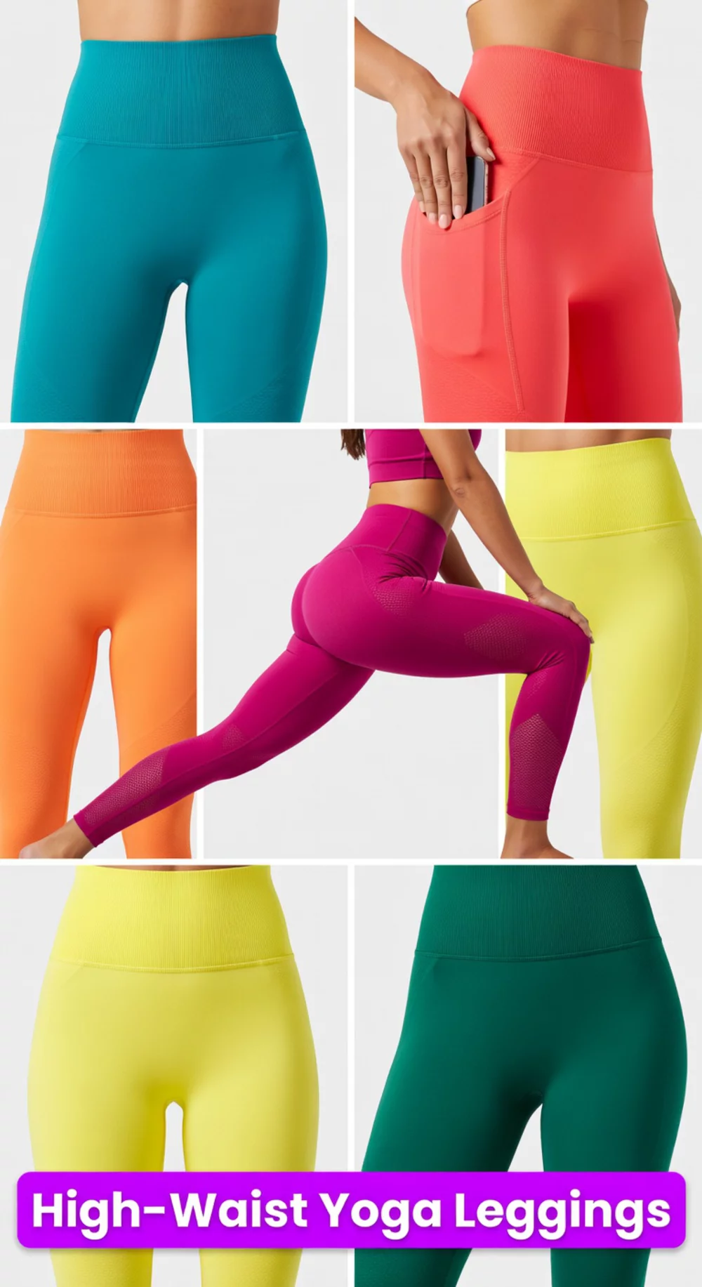 High-Waist Yoga Leggings That Smooth, Support, and Hold Everything In
