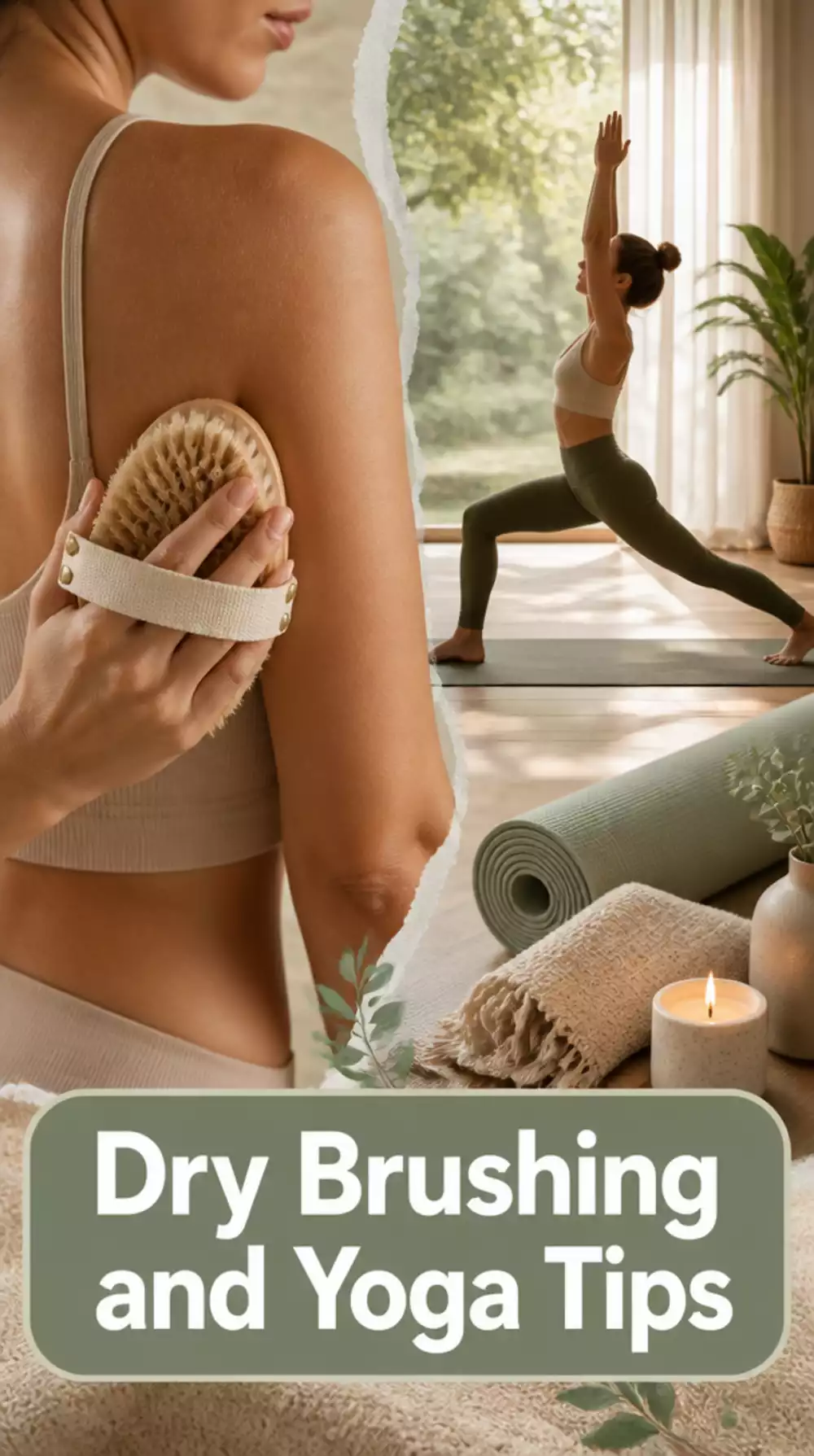 Dry Body Brush and Yoga Flow Pairing That Boosts Circulation and Skin Health