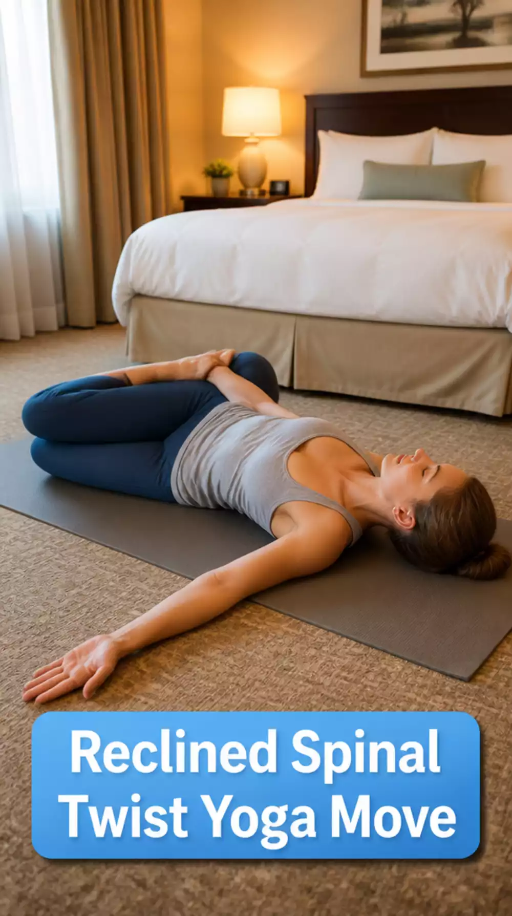 Reclined Spinal Twist Yoga Move That Resets the Body After Hours in a Plane Seat
