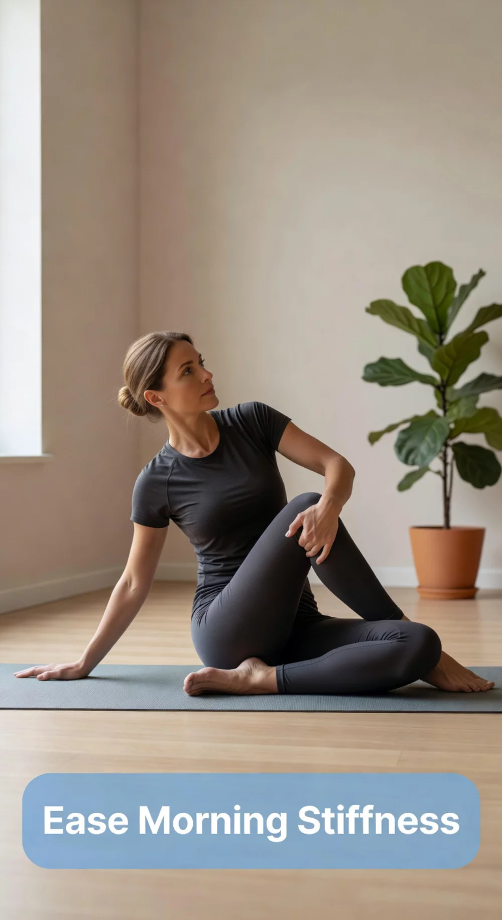 Seated Spinal Twist Yoga Pose That Wrings Out Morning Stiffness