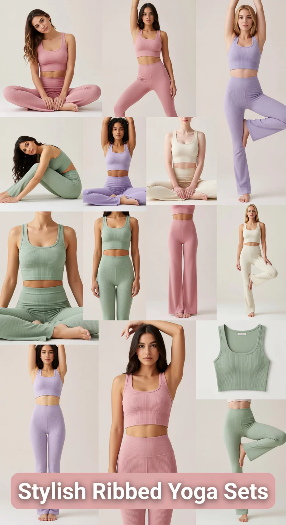 Ribbed Yoga Set That Looks as Good Off the Mat as On It