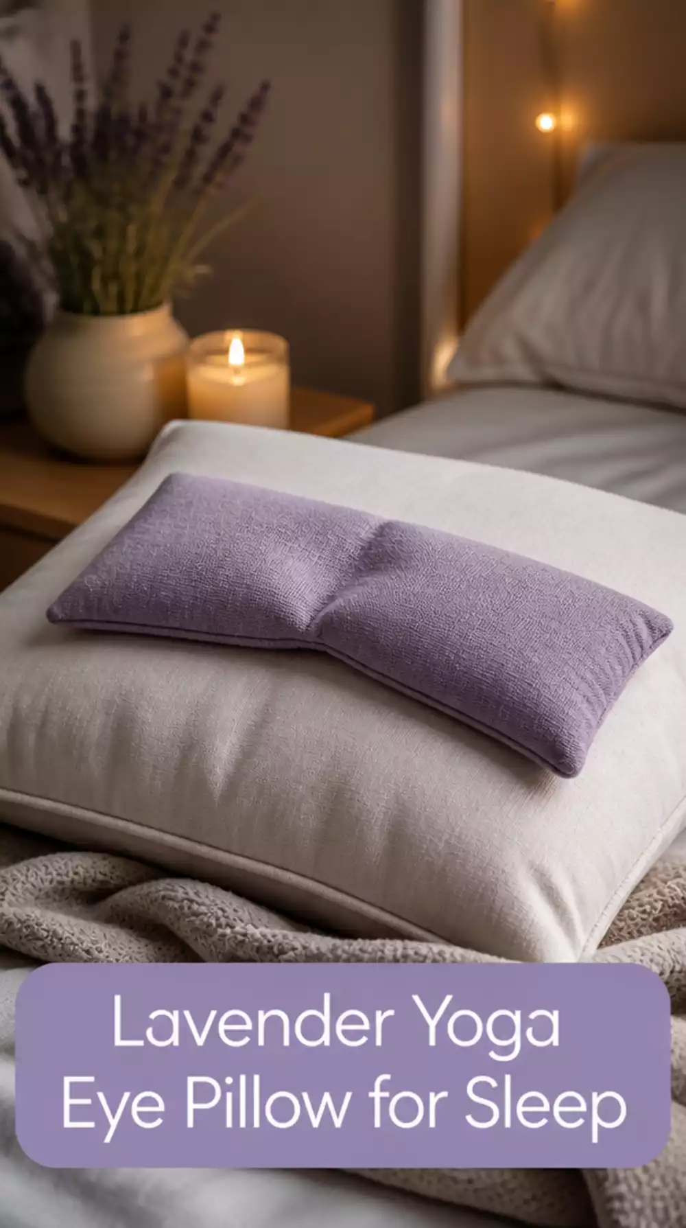 The Lavender Yoga Eye Pillow That Combines Scent and Darkness to Deepen Sleep