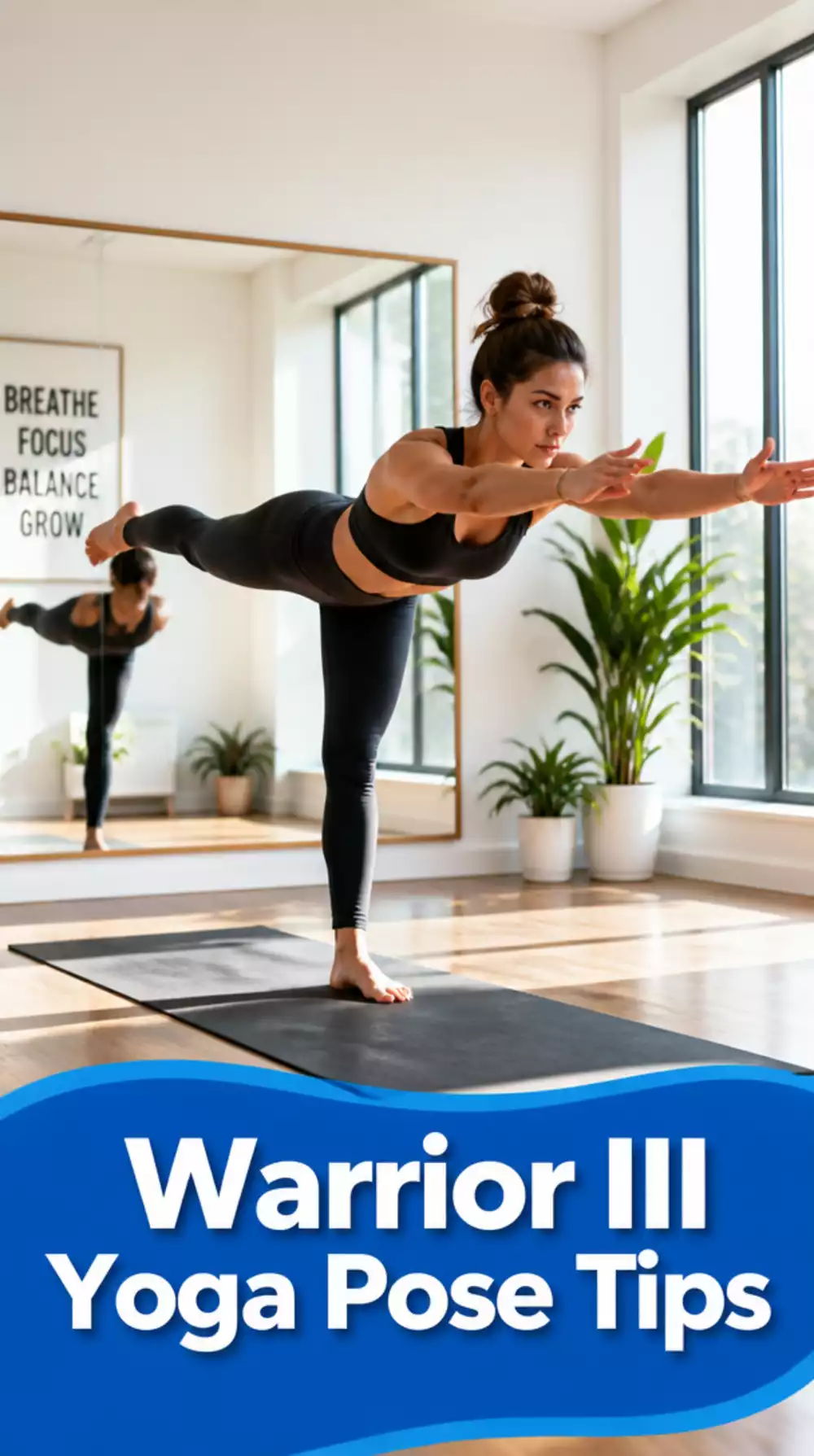 Warrior III Yoga Balance Pose That Strengthens the Glutes and Trains Hip Stability