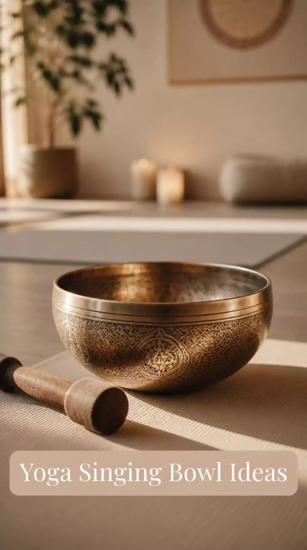 Yoga Singing Bowl That Marks the Start and End of Every Mindful Session