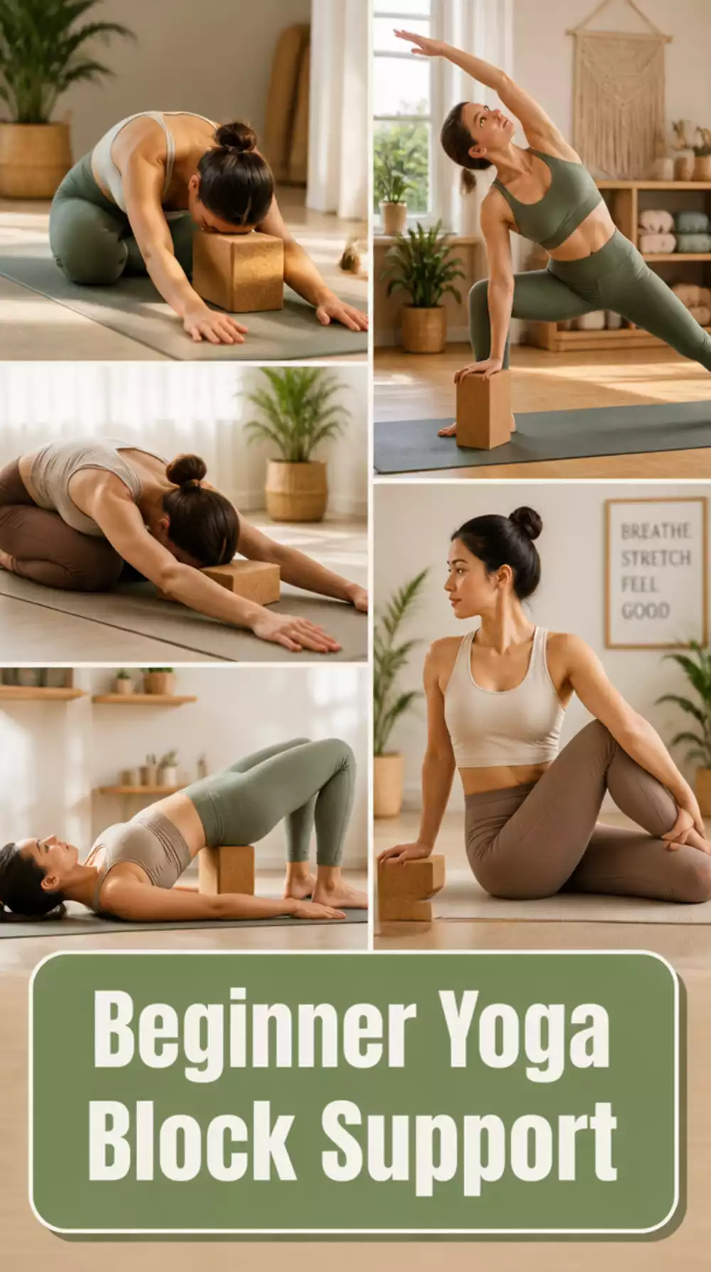 Morning Yoga Block That Lets Beginners Reach the Floor Comfortably