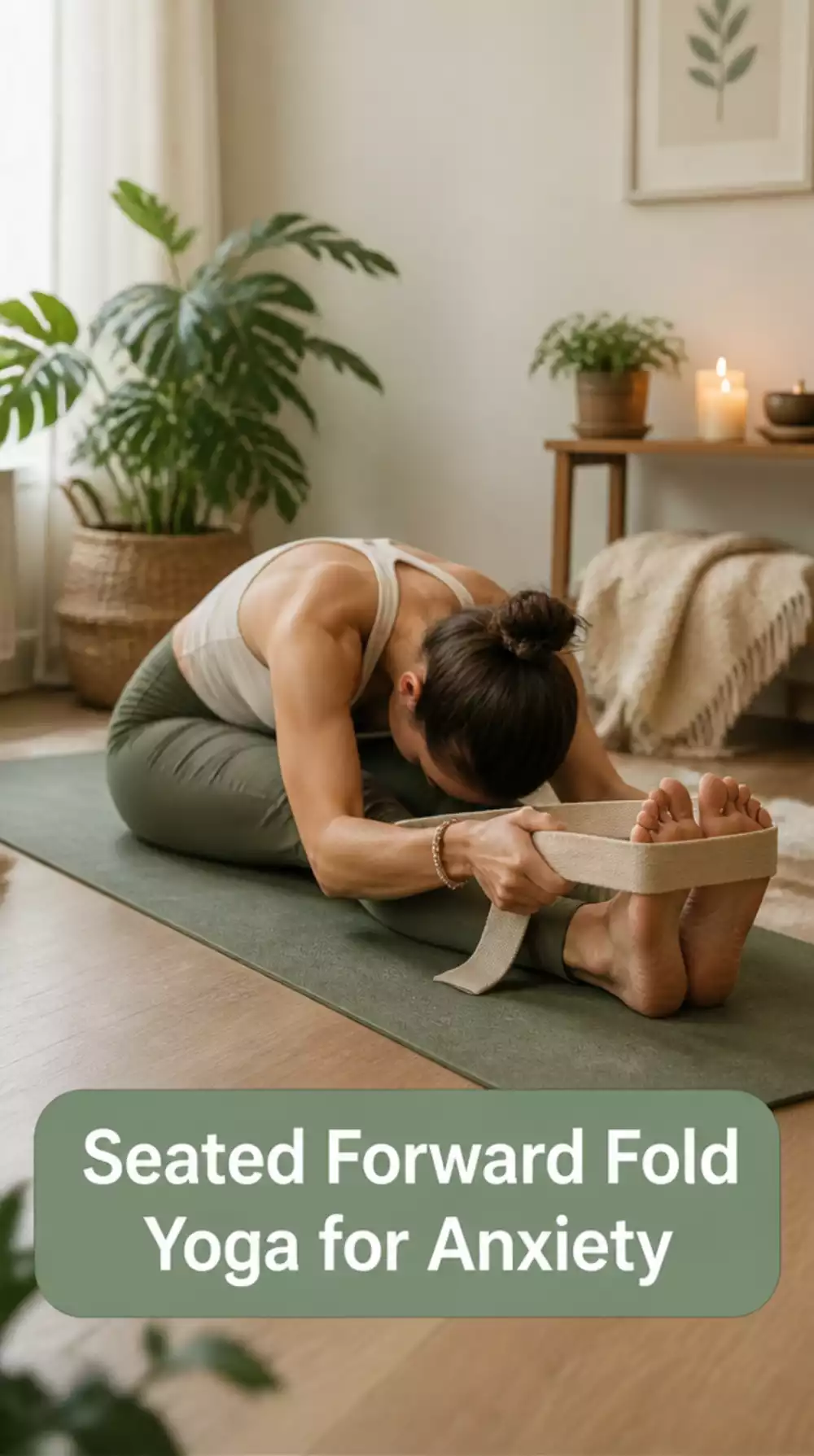 Seated Forward Fold Yoga Move That Signals the Body to Stop Stress Responses
