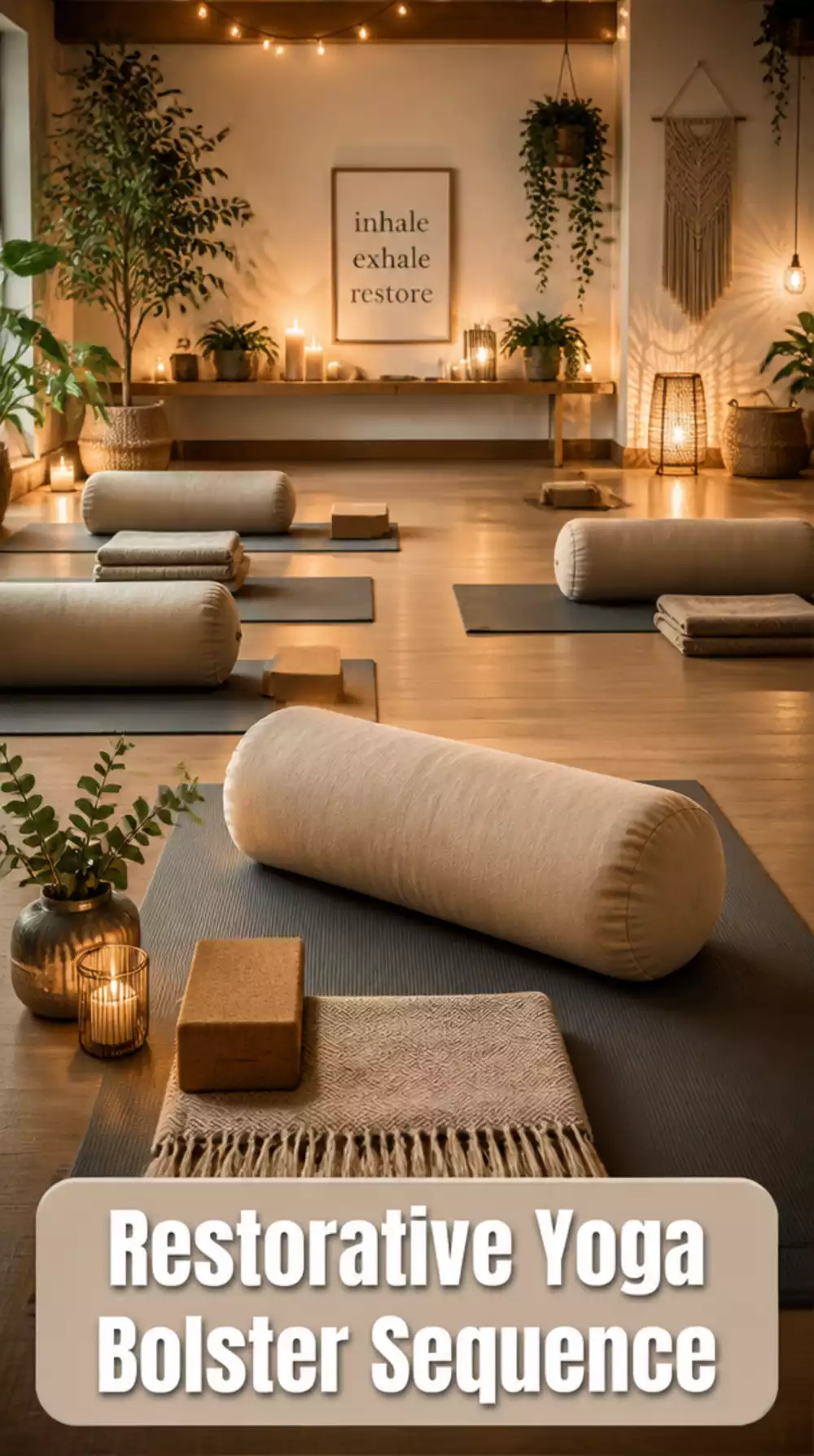Restorative Yoga Bolster Sequence That Is the Best Sunday Reset for Any Tired Body