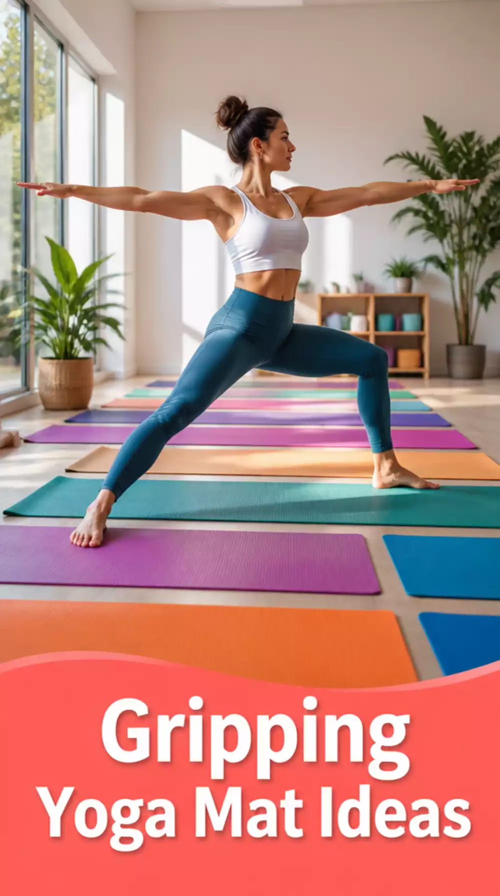 Vinyasa Yoga Mat That Grips Through Fast Transitions and Sweaty Flows