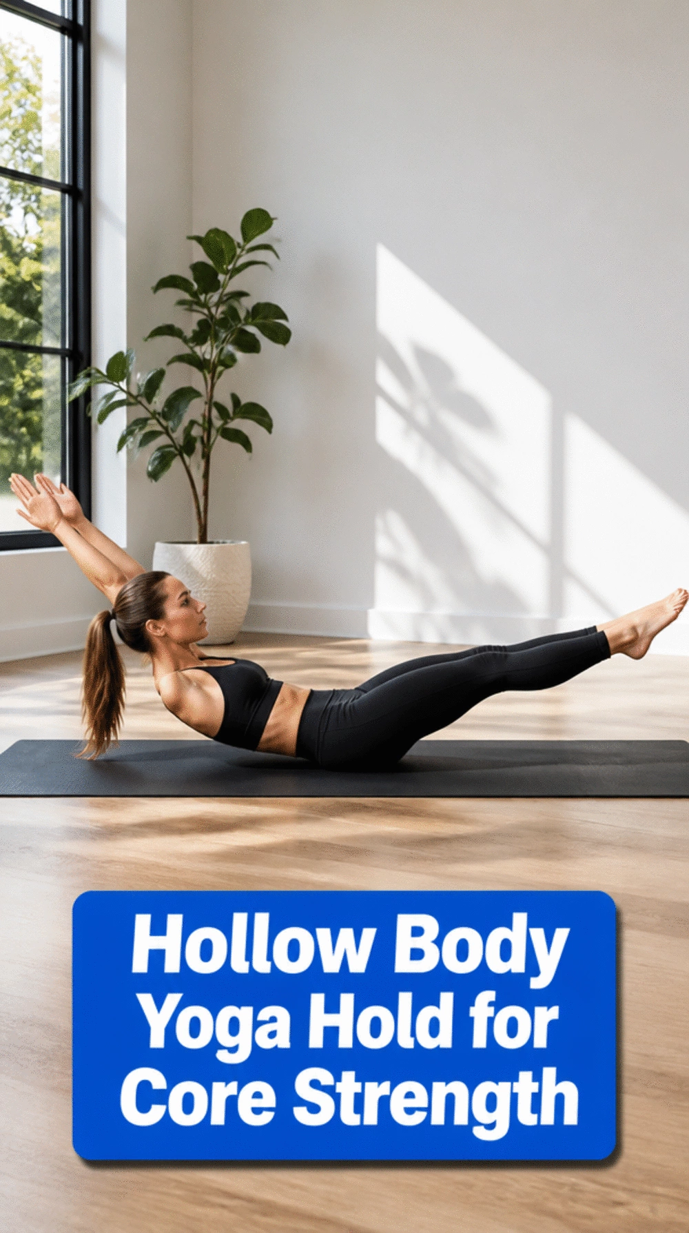 Hollow Body Yoga Hold That Builds the Anterior Core from the Ground Up