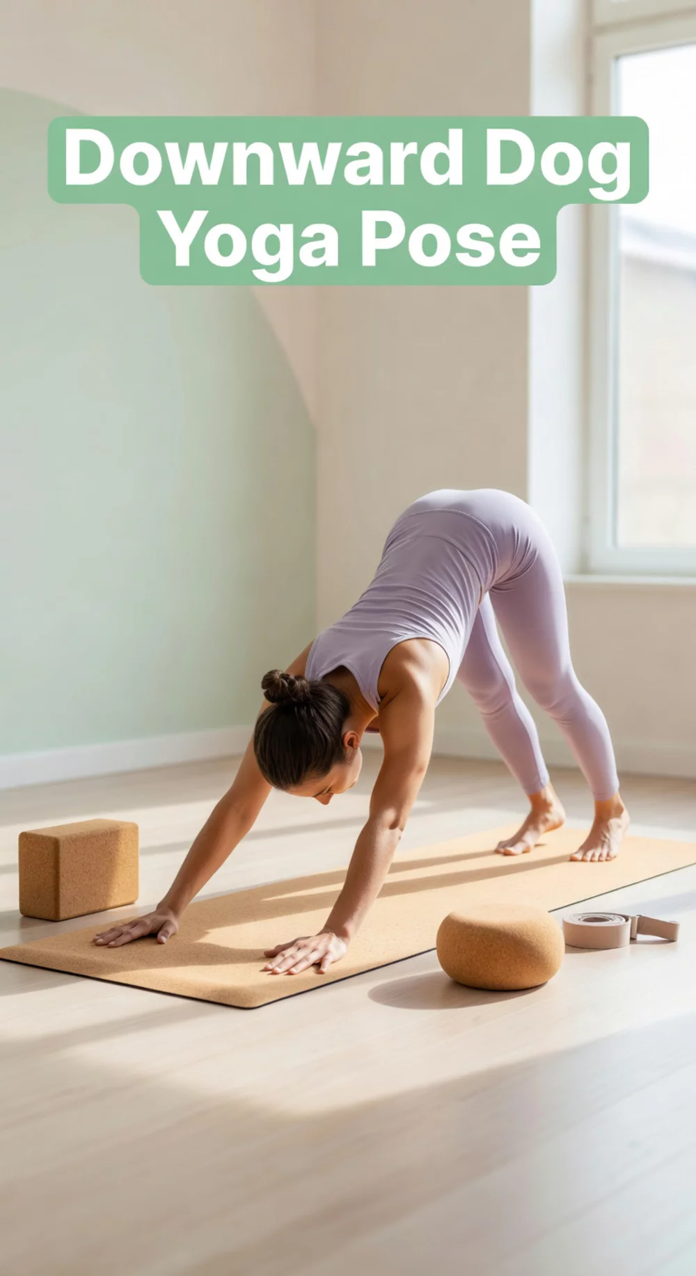 Downward Dog Yoga Pose That Stretches the Whole Back Body
