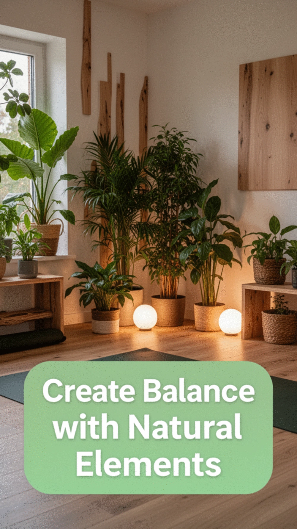 Enhance Your Yoga Space with Natural Elements for a Calming Retreat