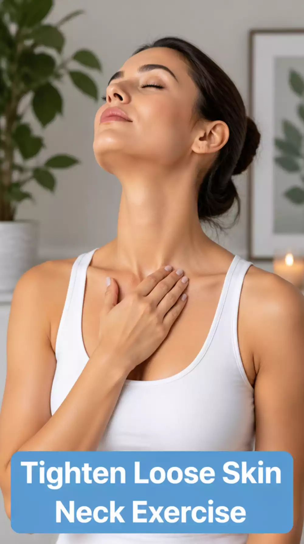 Face Yoga Neck Toner Exercise That Tightens Loose Skin Under the Chin