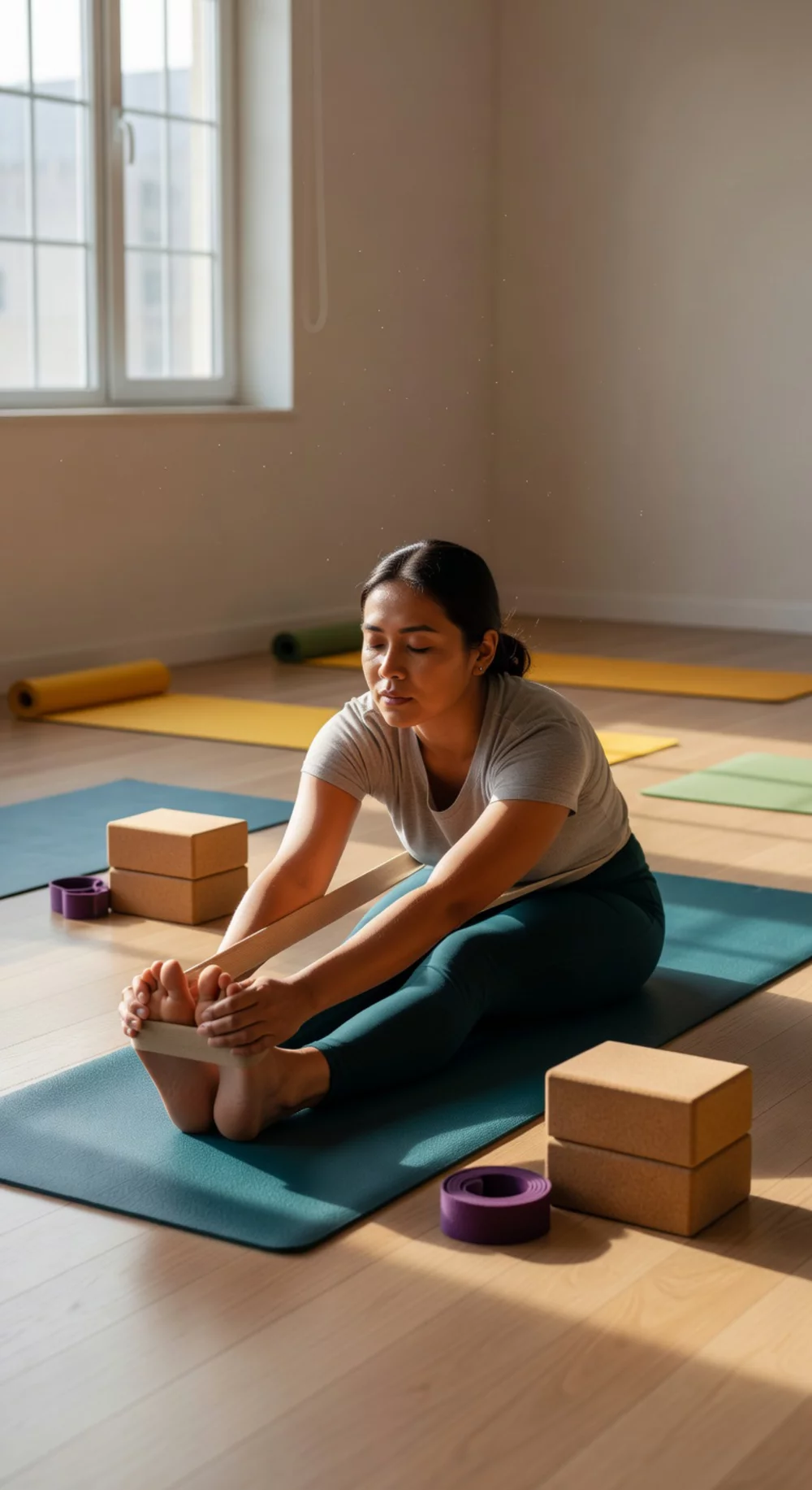 Seated Forward Fold Yoga Pose That Stretches Hamstrings and Calves Deeply