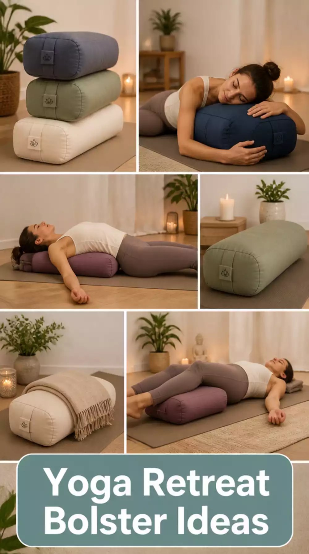 Yoga Retreat Bolster That Packs Down Small but Supports Every Restorative Pose
