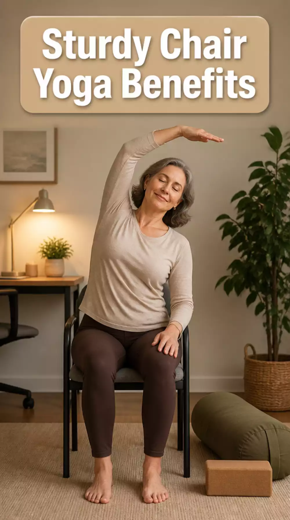 Why a Sturdy Armless Chair Makes Every Chair Yoga Pose Safer and Easier