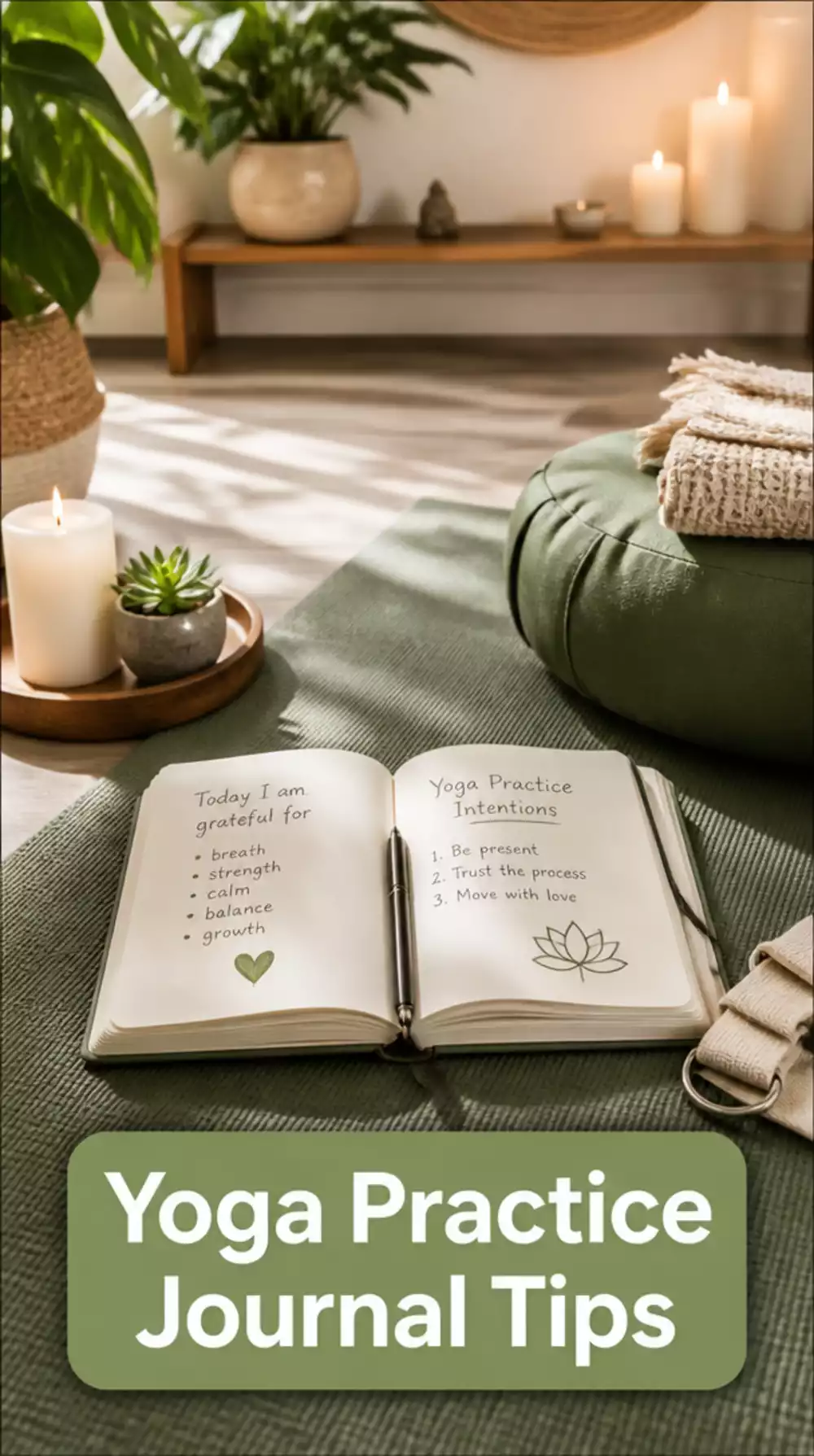 Yoga Practice Journal That Tracks Daily Poses, Mood, and Progress Over Time
