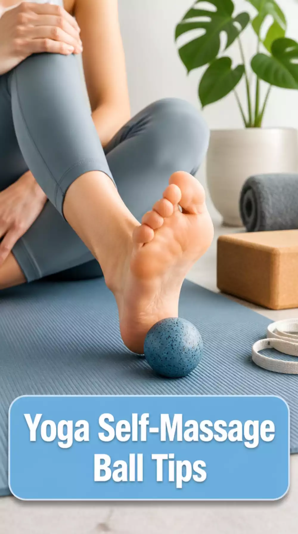 Yoga Self-Massage Ball That Targets Tight Feet, Calves, and Shoulder Blades