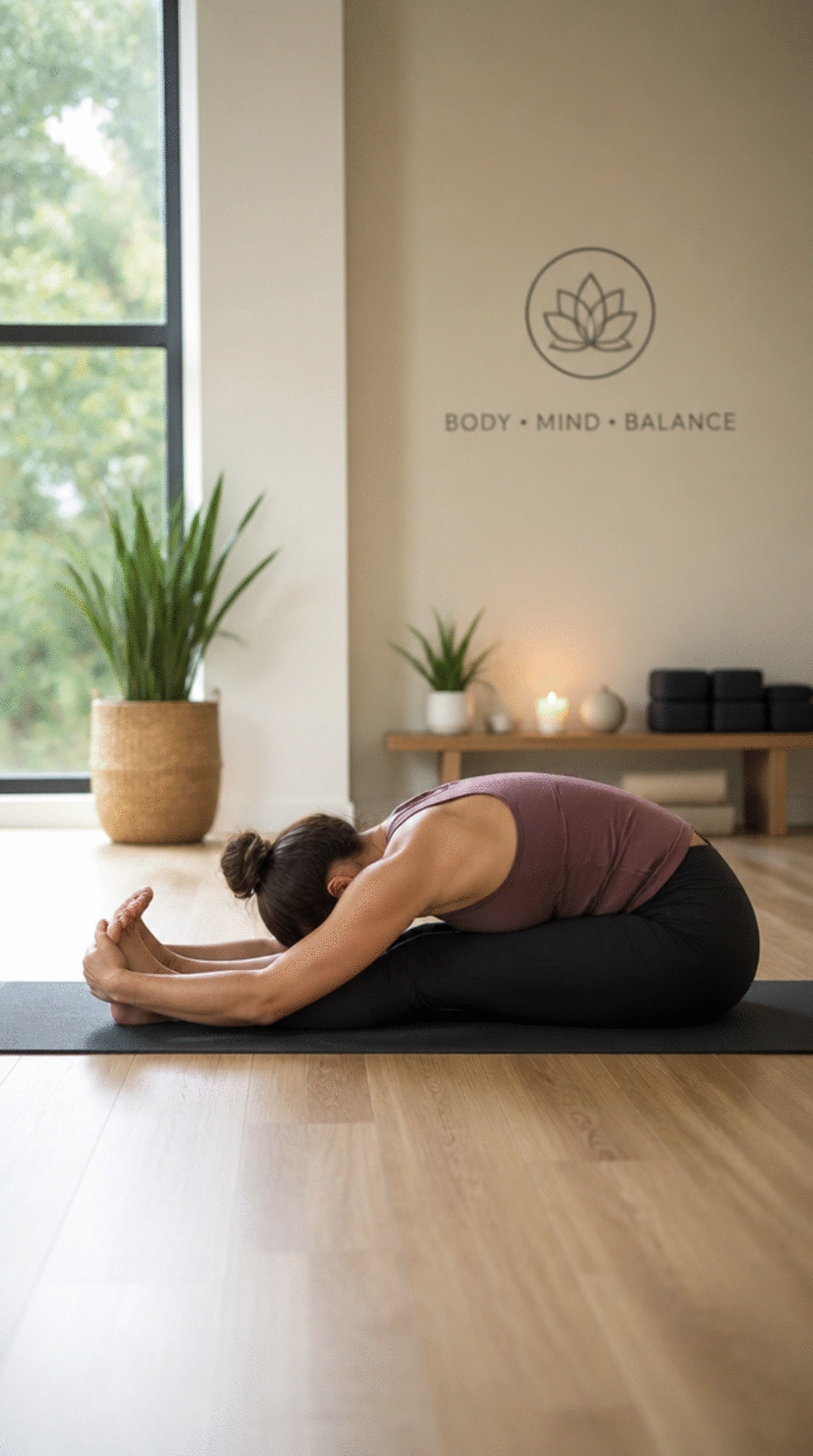Yin Yoga Caterpillar Pose That Releases the Entire Back Body Over Time