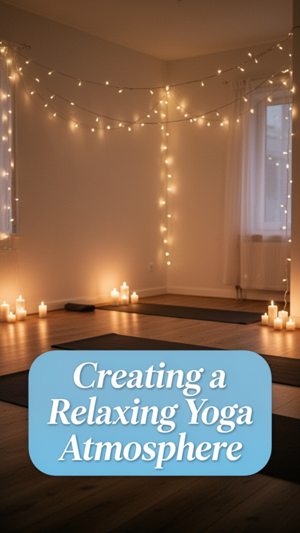 Create a Serene Yoga Space with Soft Lighting for Relaxation