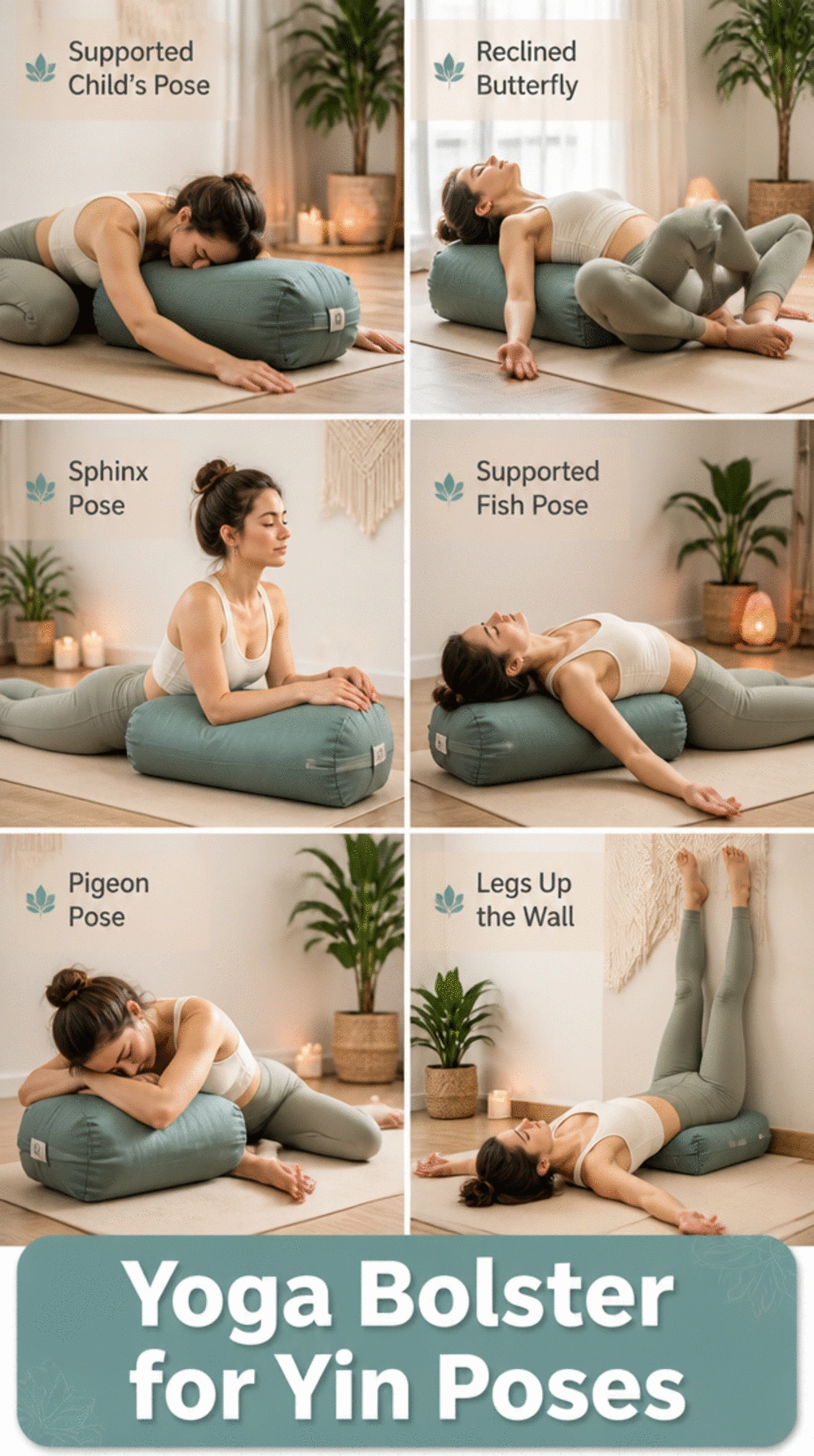 Yoga Bolster for Yin Poses That Turns Every Long Hold Into a Full Rest