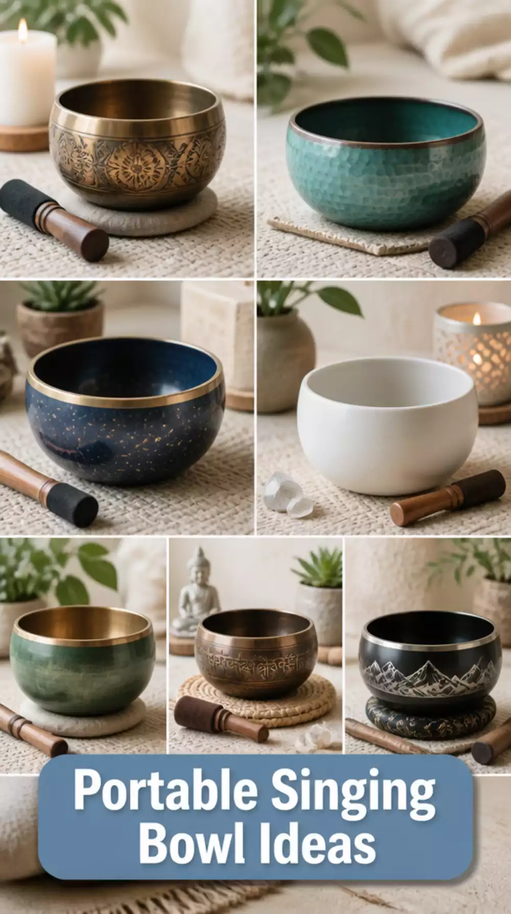 Portable Singing Bowl That Sets a Meditative Tone Wherever Practice Happens