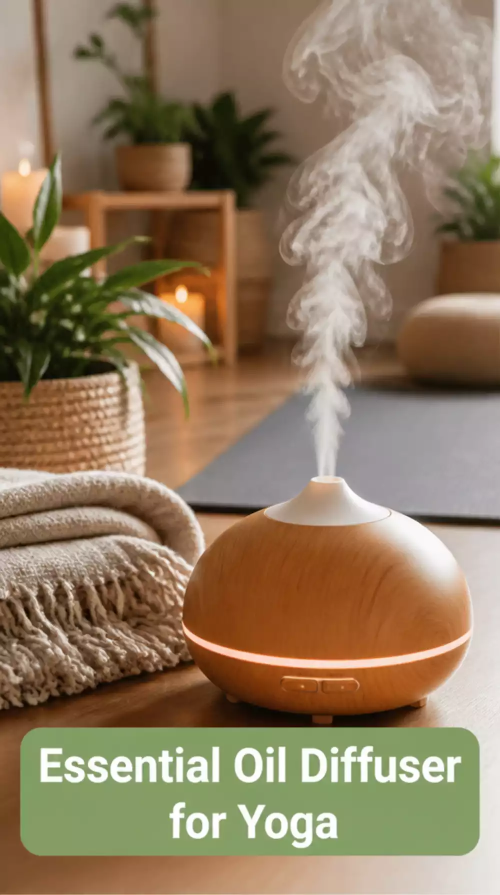 Essential Oil Diffuser for a Home Yoga Studio That Sets the Scene Before Practice