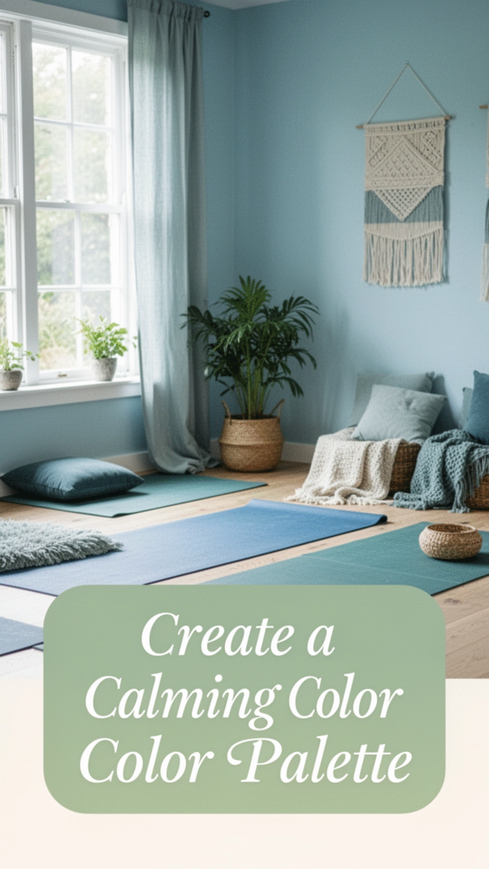 Transform Your Yoga Space with a Calming Color Palette