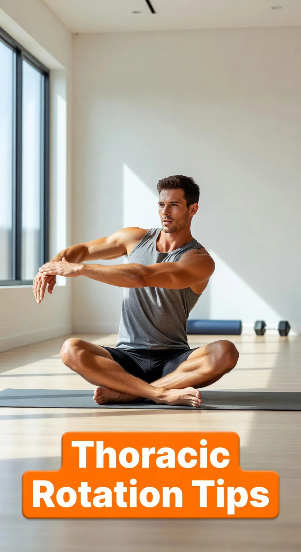 Thoracic Rotation Yoga Pose That Unlocks the Upper Back for Pressing and Pulling